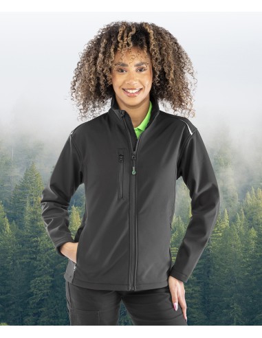 RES-R900F-Womens Recycled 3-Layer Printable Softshell Jacket